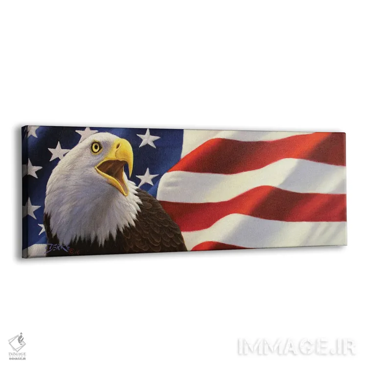 تابلو سرزمین آزادگان اثر درک هانسن - نمای پرسپکتیو محصول