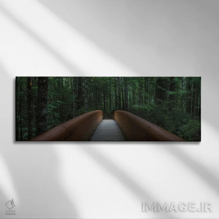 تابلو پلِ آرامش اثر داستین لِفور - نمای روبهرو روی دیوار