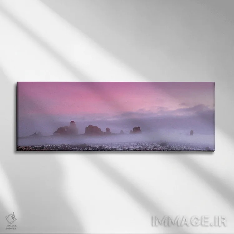 تابلو پانورامای طاق برجکی اثر داستین لِفور - نمای روبهرو روی دیوار