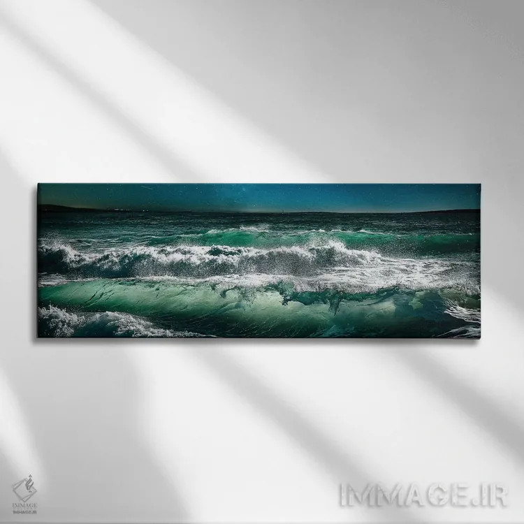 تابلو ساحل شماره ۱۲ اثر دانیلو د آلکساندریا - نمای روبهرو روی دیوار