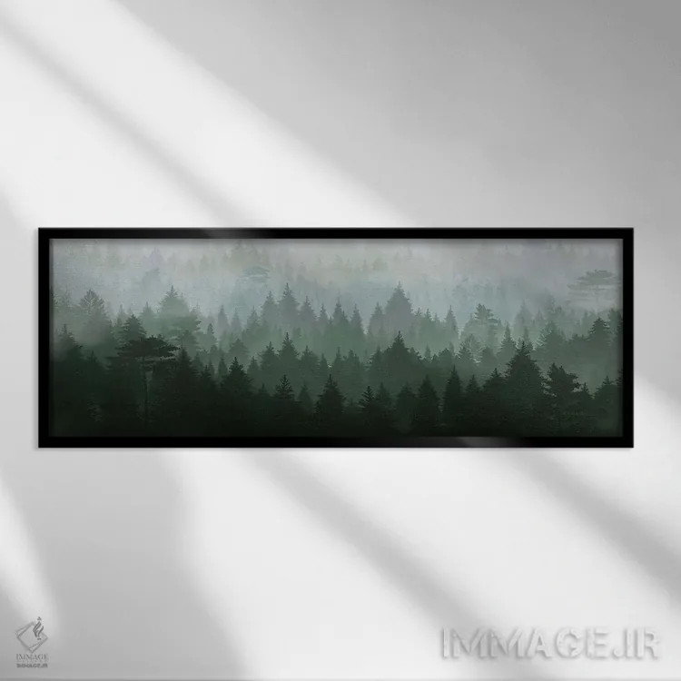 تابلو انتزاعی اسکانباوراوی دو اثر دانیلو د آلکساندریا - نمای قابدار مشکی