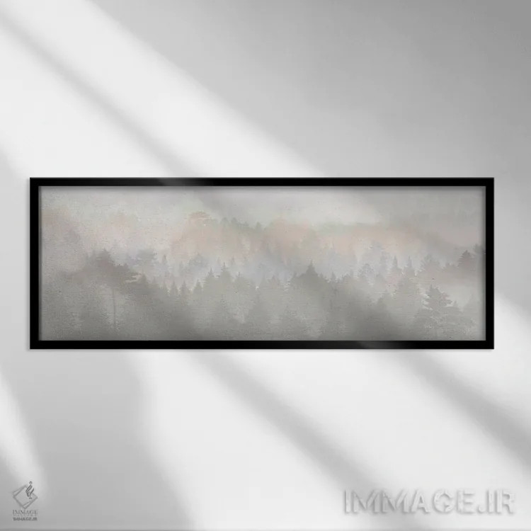 تابلو انتزاعی اسکانباوراوی چهار اثر دانیلو د آلکساندریا - نمای قابدار مشکی