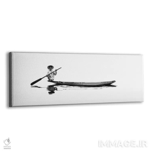 تابلو مردی روی قایق یک اثر دانیلو د آلکساندریا - نمای پرسپکتیو محصول