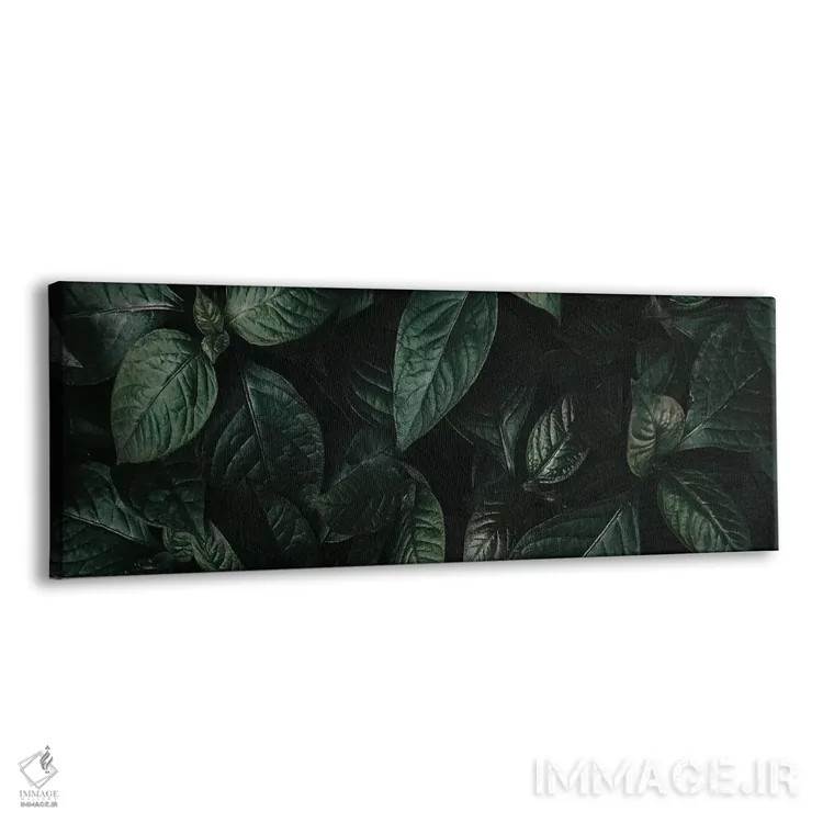 تابلو برگ سبز پنج اثر دانیلو د آلکساندریا - نمای پرسپکتیو محصول