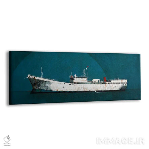 تابلو کشتی ماه آبی اثر دانا مککلار - نمای پرسپکتیو محصول