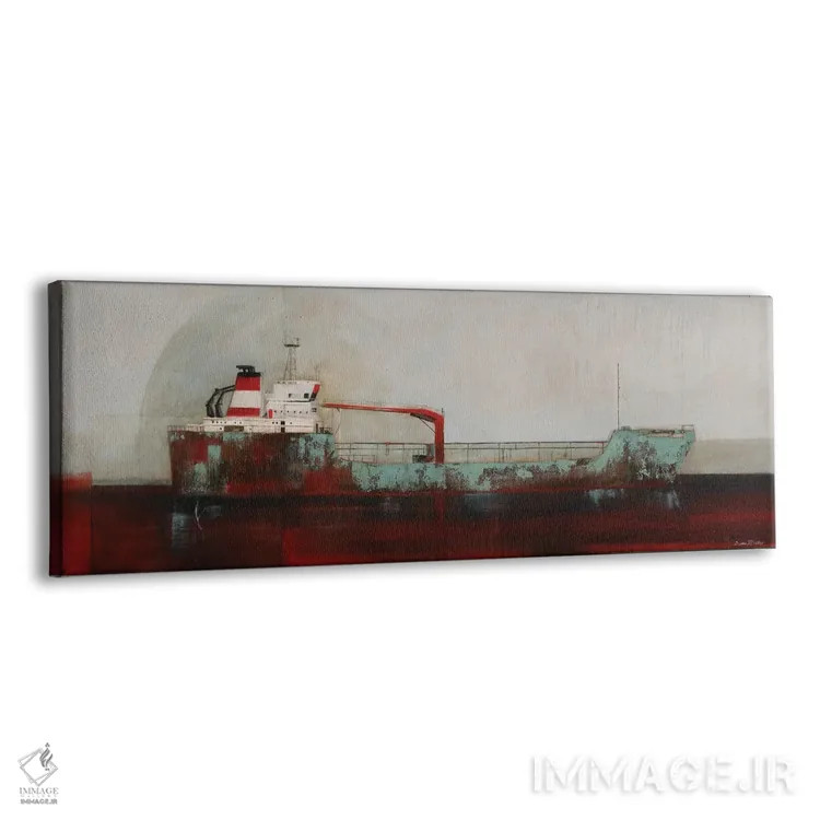 تابلو تانکر (کشتی نفتکش) اثر دانا مککلار - نمای پرسپکتیو محصول