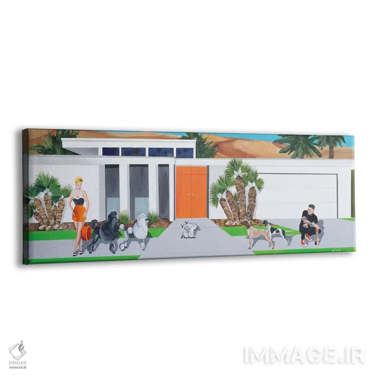 تابلو عشق در نگاه اول اثر دن نلسون - نمای پرسپکتیو محصول