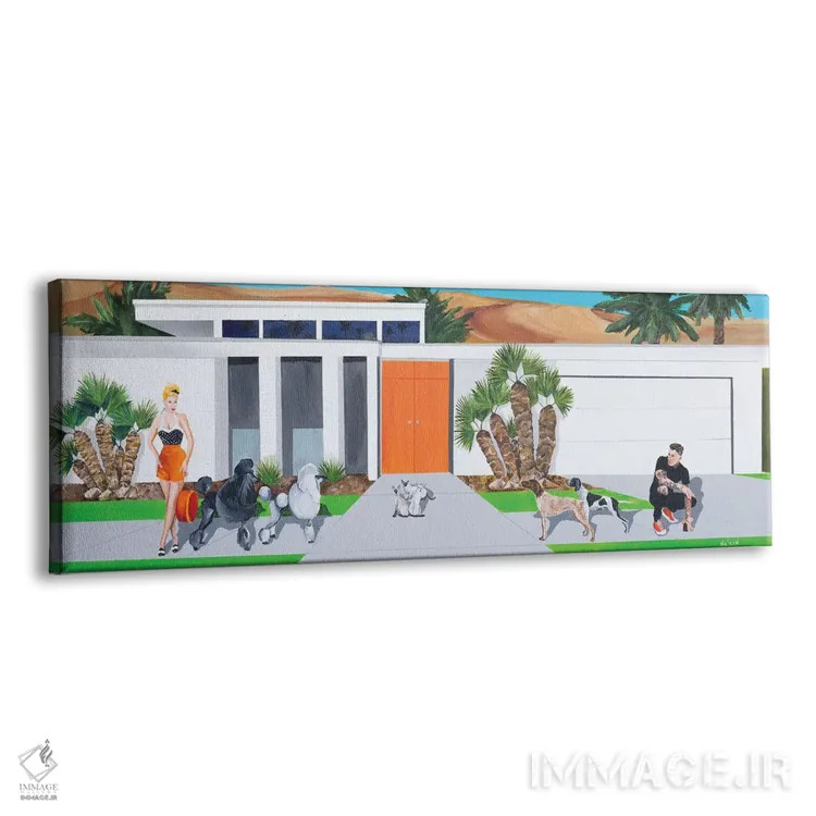 تابلو عشق در نگاه اول اثر دن نلسون - نمای پرسپکتیو محصول