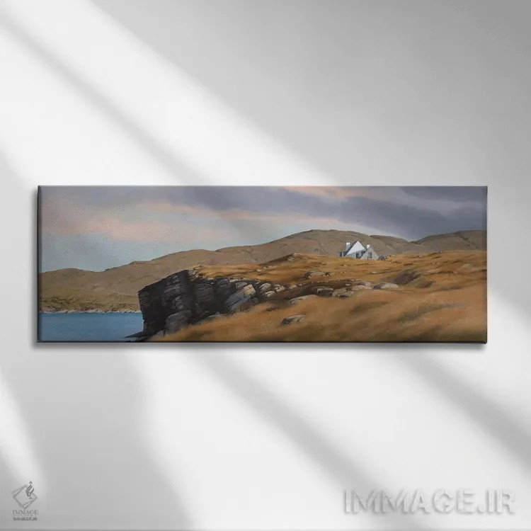 تابلو ایگل راک، اسکاتلند (محل جغرافیایی) اثر دانا مککلار - نمای روبهرو روی دیوار