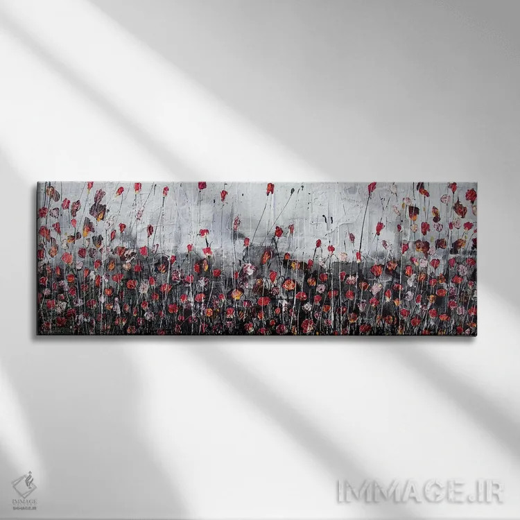 تابلو بوسههای نیمهشب اثر دوناتلا مارائونی - نمای روبهرو روی دیوار