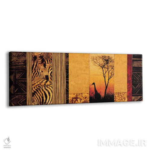 تابلو جلگههای آفریقا اثر کریس دونوان - نمای پرسپکتیو محصول