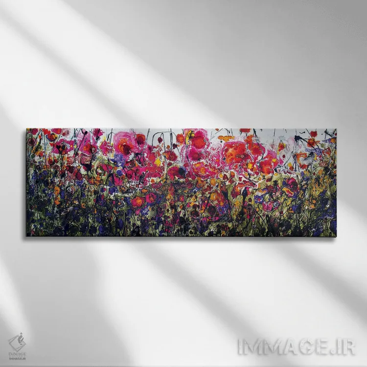 تابلو منظرهٔ ایتالیایی X اثر دوناتلا مارائونی - نمای روبهرو روی دیوار