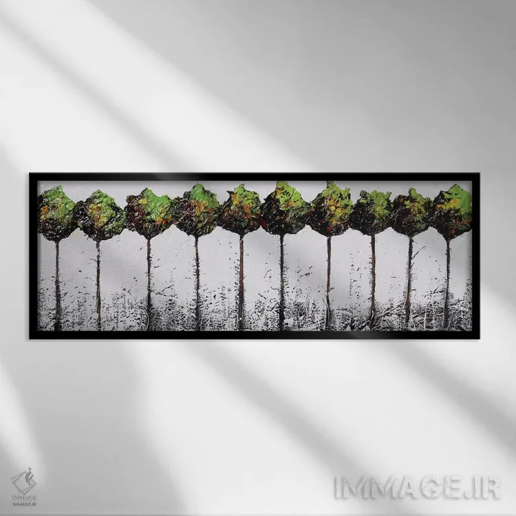 تابلو چشمانداز ایتالیایی اثر دوناتلا مارائونی - نمای قابدار مشکی