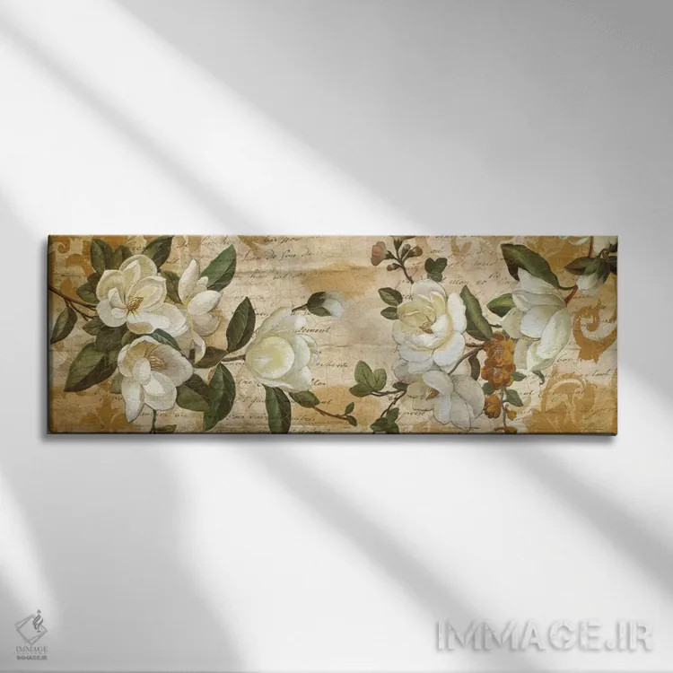 تابلو رمانتیسم مگنولیا اثر کریس دونوان - نمای روبهرو روی دیوار