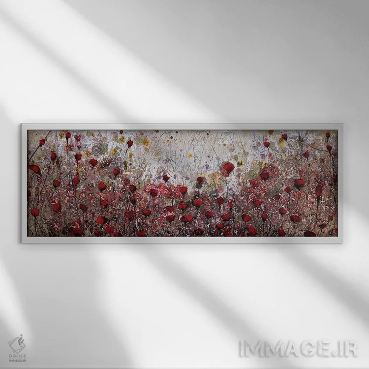 تابلو و با من از عشق سخن بگو اثر دوناتلا مارائونی - نمای قابدار سفید