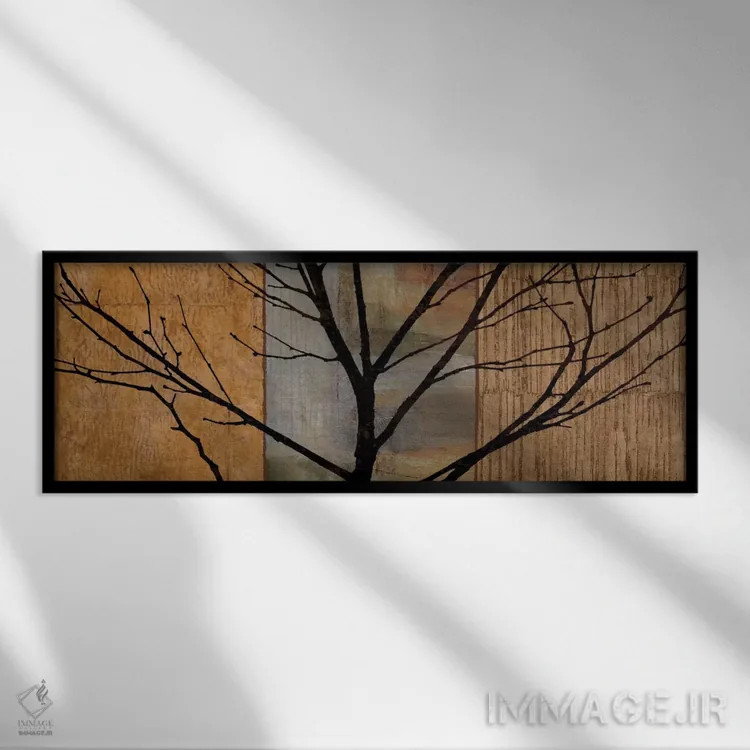 تابلو درختی I اثر کریس دونوان - نمای قابدار مشکی