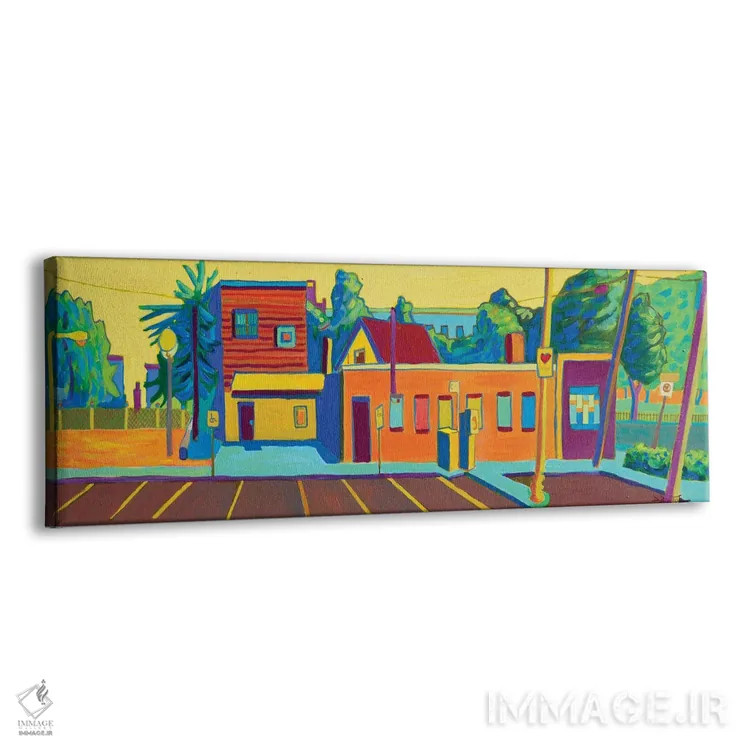 تابلو جاده تافت هیل اثر دبرا برتون رابینسون - نمای پرسپکتیو محصول