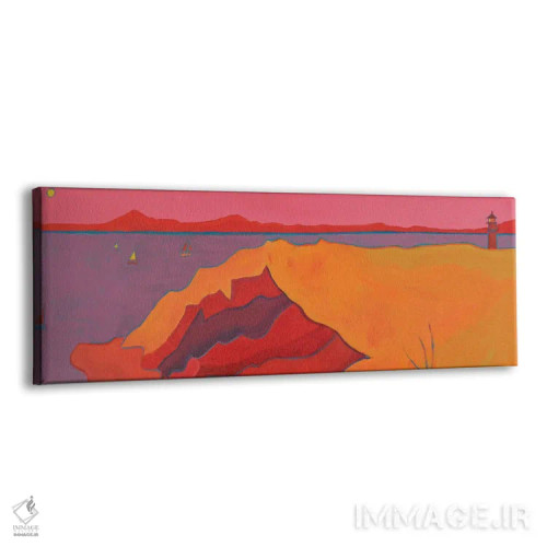 تابلو صخرههای آکوینا اثر دبرا برتون رابینسون - نمای پرسپکتیو محصول