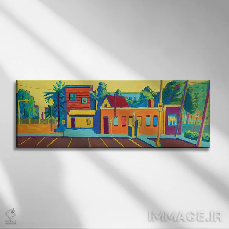 تابلو جاده تافت هیل اثر دبرا برتون رابینسون - نمای روبهرو روی دیوار