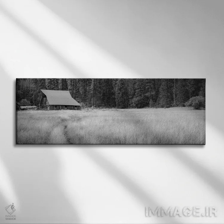 تابلو انبار قرمزها (اشاره به لوکیشن یا شخص) اثر دان شوارتز - نمای روبهرو روی دیوار