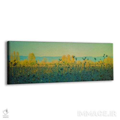 تابلو آفتابگردانهای پاییزی اثر دان شوارتز - نمای پرسپکتیو محصول