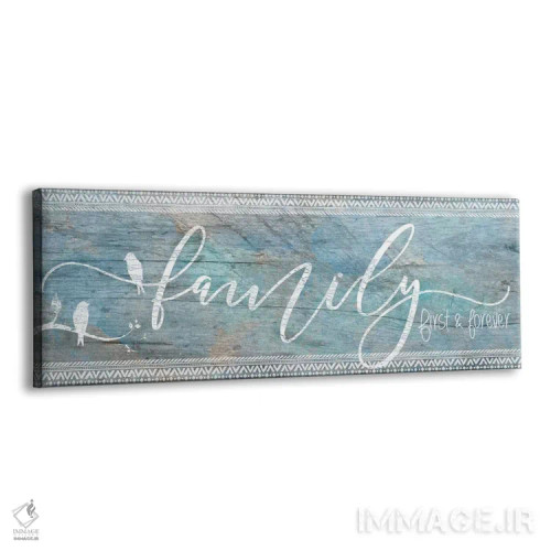 تابلو اول خانواده اثر دنیلا سانتیاگو - نمای پرسپکتیو محصول