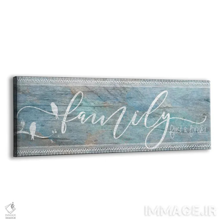 تابلو اول خانواده اثر دنیلا سانتیاگو - نمای پرسپکتیو محصول