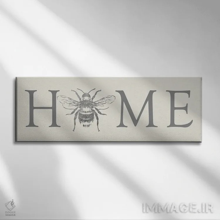 تابلو خانه زنبور اثر دنیلا سانتیاگو - نمای روبهرو روی دیوار
