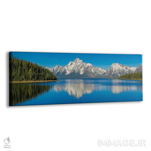 تابلو انعکاس رنگارنگ تتون اثر دن اسپرول - نمای پرسپکتیو محصول