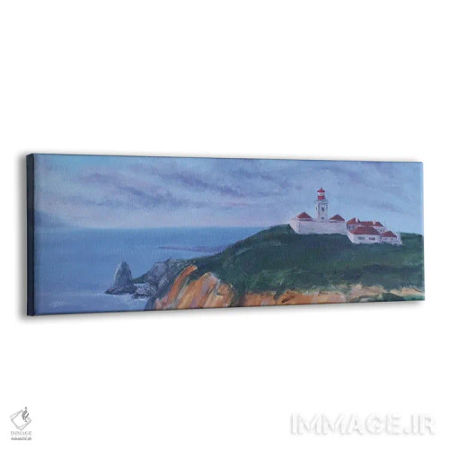 تابلو فانوس دریایی کابو دا روکا (پرتغال) اثر باورا آسهوا - نمای پرسپکتیو محصول