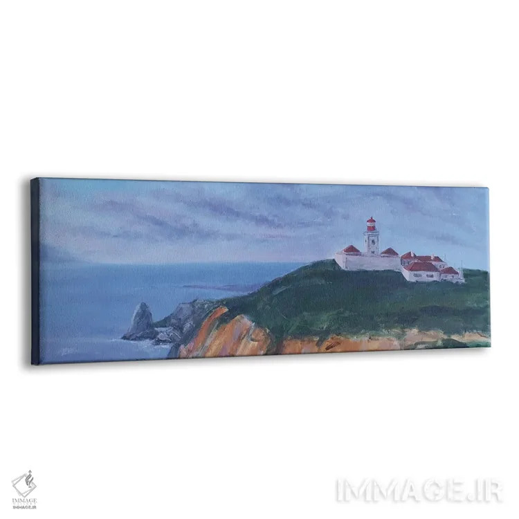 تابلو فانوس دریایی کابو دا روکا (پرتغال) اثر باورا آسهوا - نمای پرسپکتیو محصول