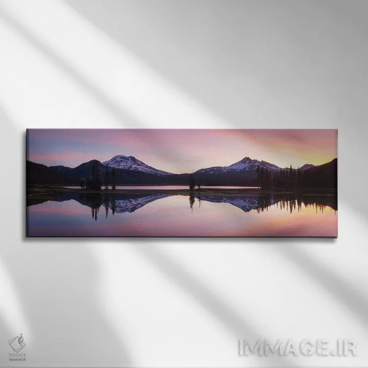 تابلو آرامش ساکت اثر داتلیش - نمای روبهرو روی دیوار