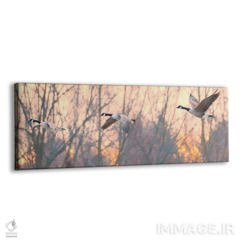 تابلو سهنفره کانادایی اثر دیوید گارباورر - نمای پرسپکتیو محصول