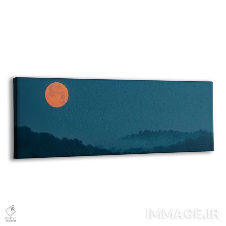 تابلو مه برآمدن ماه اثر دیوید گارباورر - نمای پرسپکتیو محصول