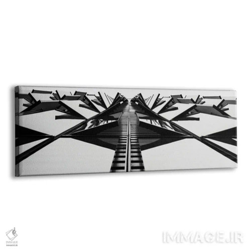 تابلو نگاه به بالا از آسمانخراش اثر دیوید گارباورر - نمای پرسپکتیو محصول