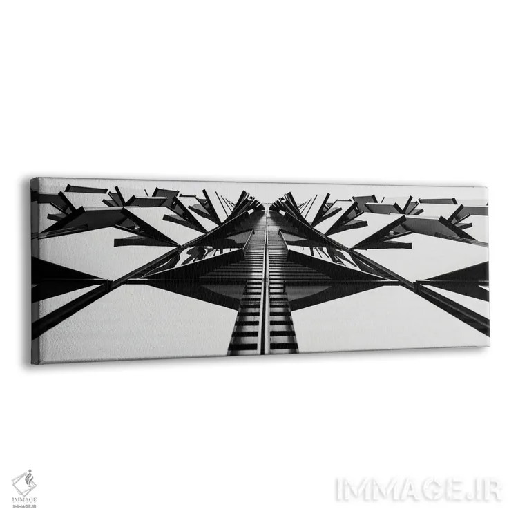 تابلو نگاه به بالا از آسمانخراش اثر دیوید گارباورر - نمای پرسپکتیو محصول