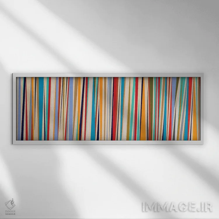 تابلو تلاش برای فهمیدن همهچیز اثر آلیشیا دان - نمای قابدار سفید