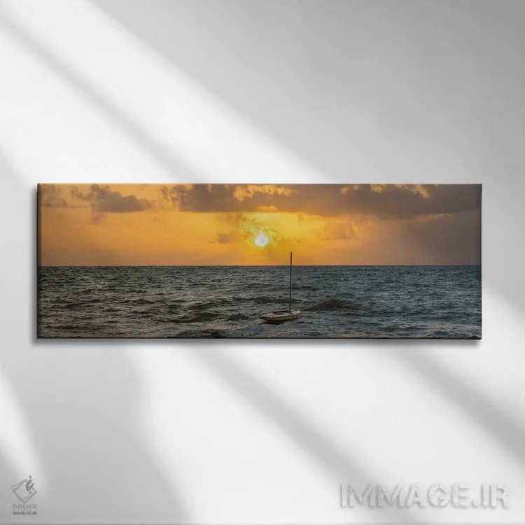 تابلو صبح ورو (فلوریدا) اثر دیوید گارباورر - نمای روبهرو روی دیوار