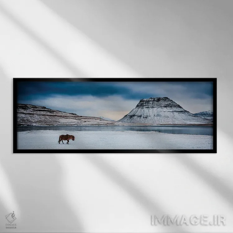 تابلو سفر (راهپیمایی) اثر دیوید گارباورر - نمای قابدار مشکی