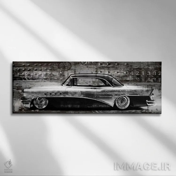 تابلو سواری کلاسیک اثر دیلان متیوز - نمای روبهرو روی دیوار