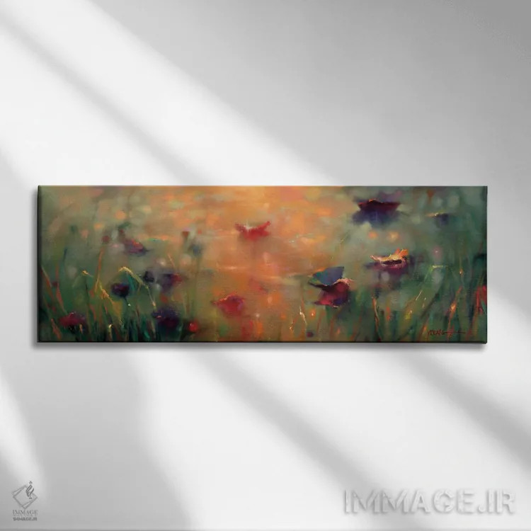 تابلو خاطره رازآلود اثر دانا یانگ - نمای روبهرو روی دیوار