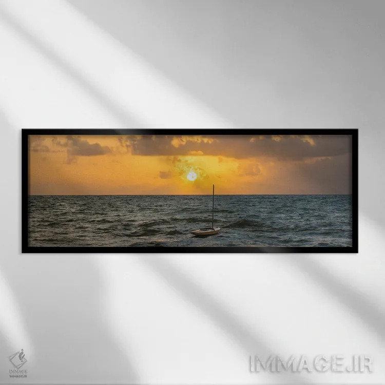 تابلو صبح ورو (فلوریدا) اثر دیوید گارباورر - نمای قابدار مشکی