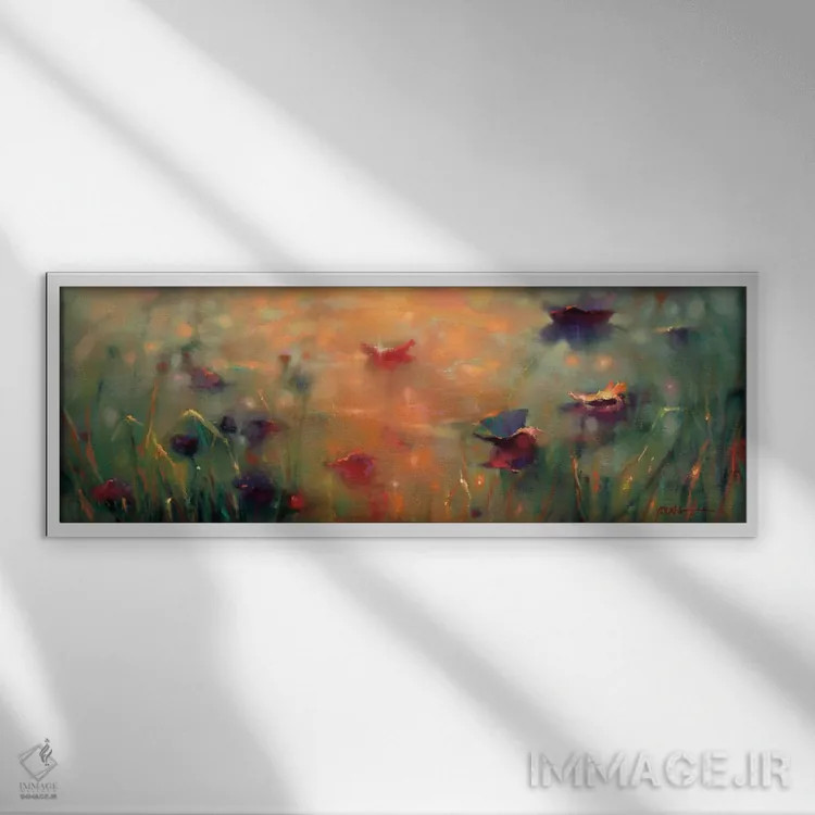 تابلو خاطره رازآلود اثر دانا یانگ - نمای قابدار سفید