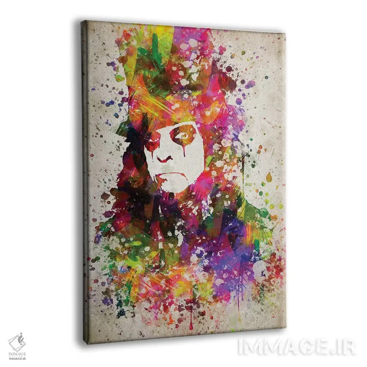 تابلو آلیس کوپر (خواننده) اثر پیکسل کهنه (استودیو/نام هنری) - نمای پرسپکتیو محصول