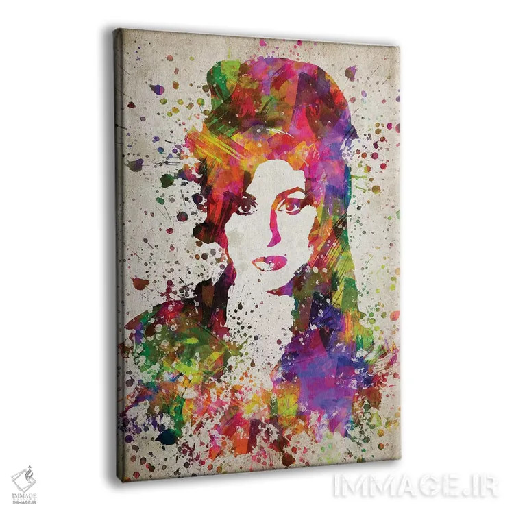 تابلو ایمی واینهاوس (خواننده) اثر پیکسل کهنه (استودیو/نام هنری) - نمای پرسپکتیو محصول