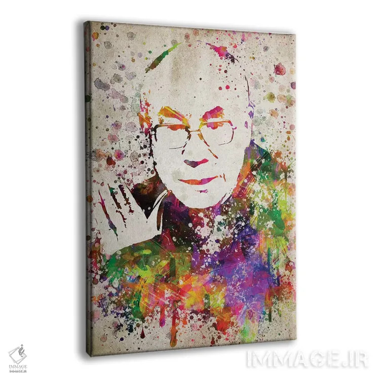 تابلو دالای لاما اثر پیکسل کهنه (استودیو/نام هنری) - نمای پرسپکتیو محصول