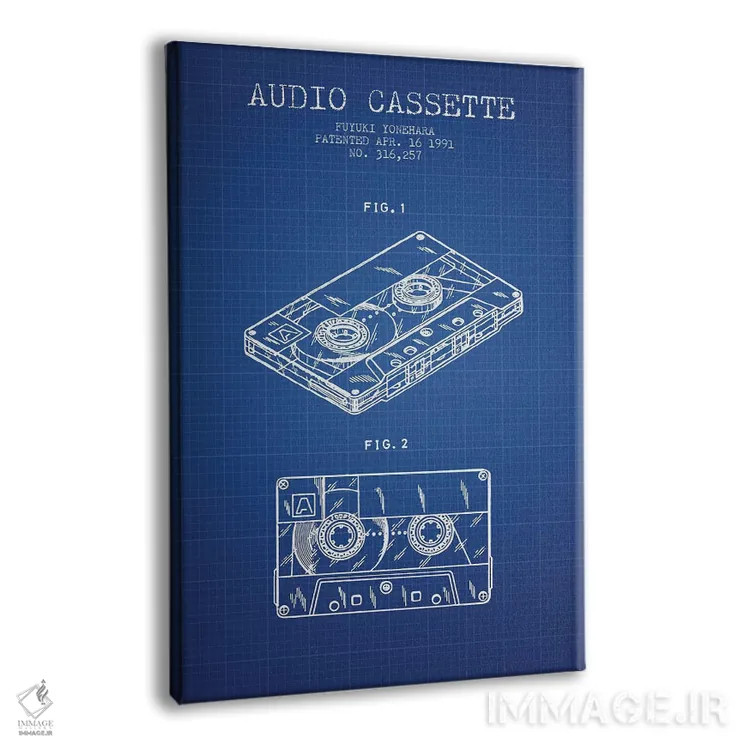 تابلو طرح پتنت کاست صوتی فویوکی یونهارا (شبکه آبی) اثر پیکسل کهنه (استودیو/نام هنری) - نمای پرسپکتیو محصول