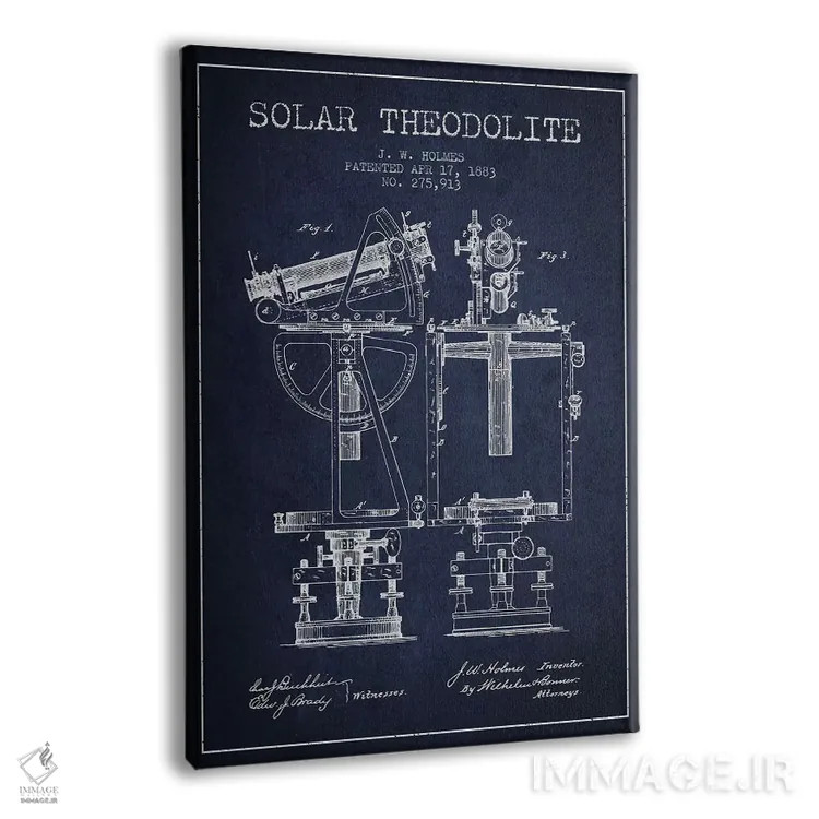 تابلو طرح پتنت توتال ایست خورشیدی جی.دبلیو. هولمز (سورمهای) (ابزار نقشهبرداری) اثر پیکسل کهنه (استودیو/نام هنری) - نمای پرسپکتیو محصول
