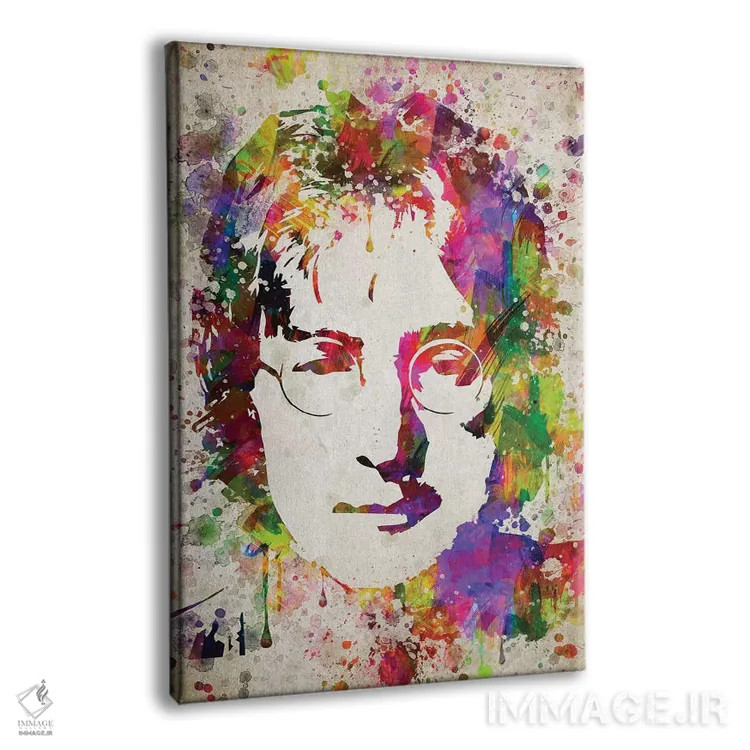 تابلو جان لنون (خواننده و آهنگساز) اثر پیکسل کهنه (استودیو/نام هنری) - نمای پرسپکتیو محصول