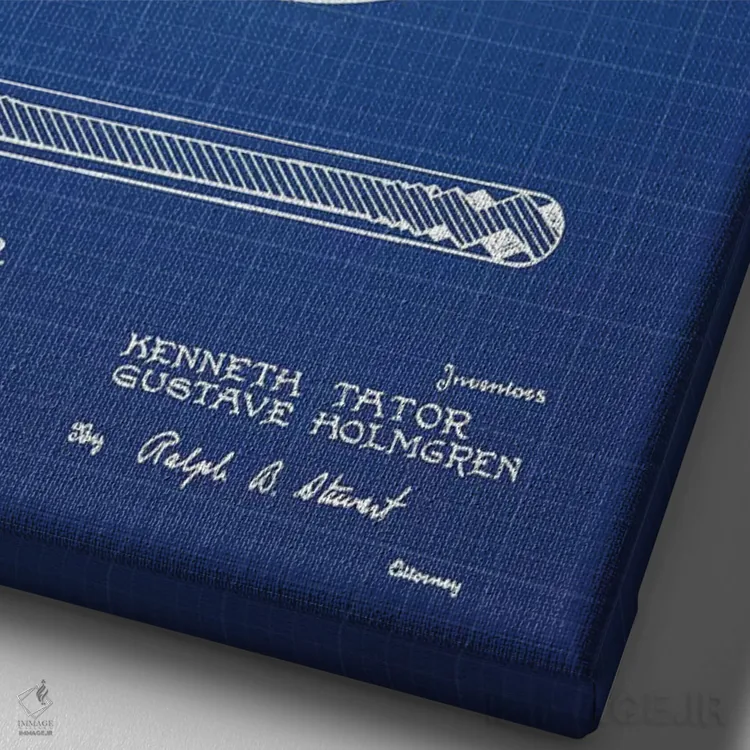 تابلو طرح پتنت چیپ پوکر کی. تیتور و همکاران (شبکه آبی) اثر پیکسل کهنه (استودیو/نام هنری) - نمای نزدیک بافت بوم